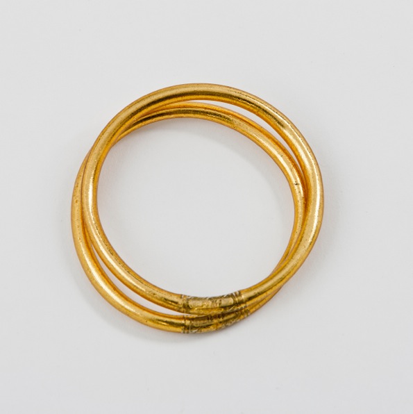 Gold Leaf Mantra Bracelet 01