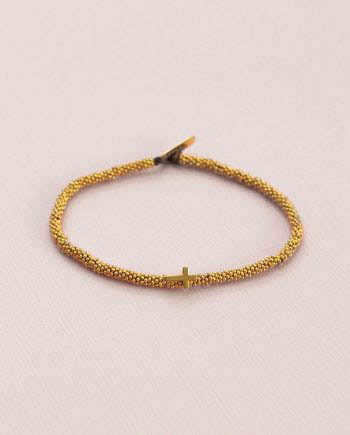 India Bracelet Cross Gold