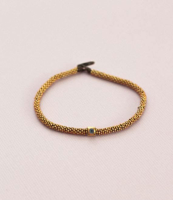 India Bracelet Sapphire Gold