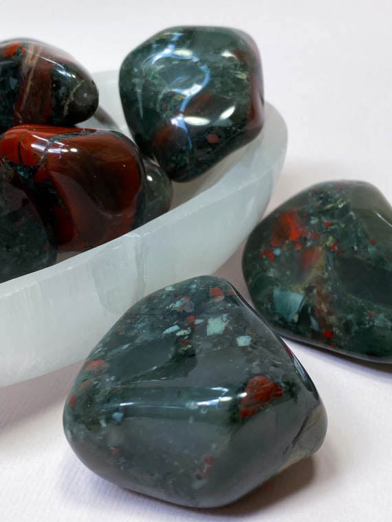 bloodstone meditation stone