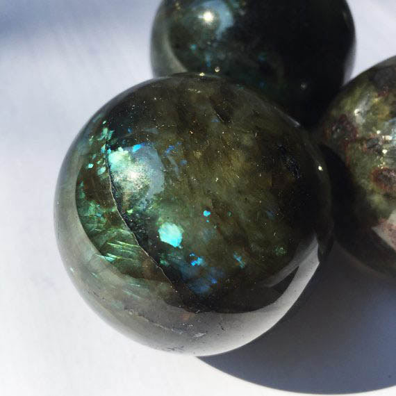 House of Formlab Labradorite Spheres 04