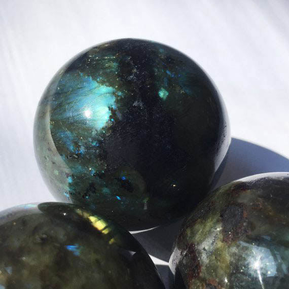 House of Formlab Labradorite Spheres 05