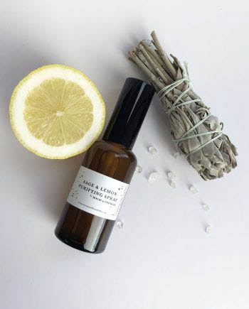House of Formlab Sage and Lemon Essential Oil Purifying Smudge Spray