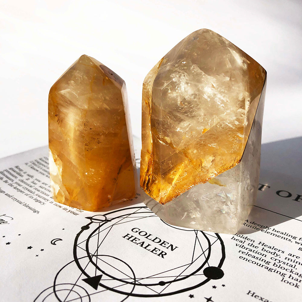 Golden Healer Quartz Towers - House of Formlab