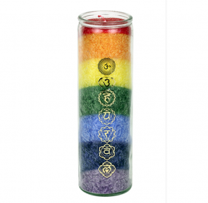 7 chakra candle