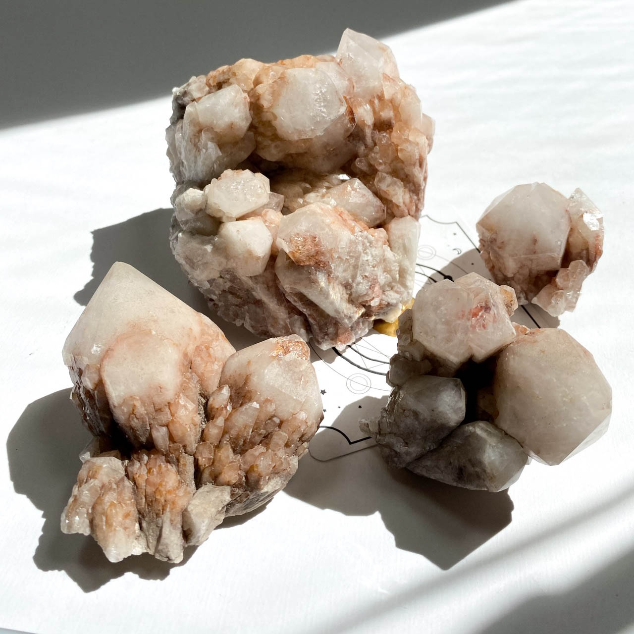 Pineapple Quartz Cluster