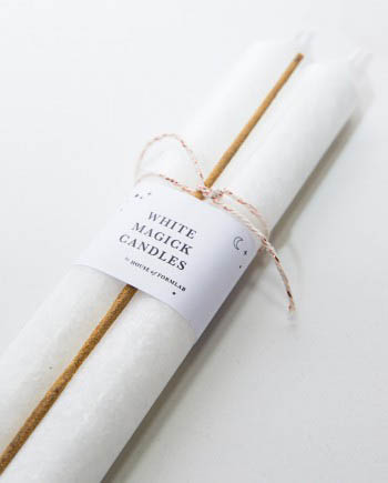 House of Formlab White Magick Spell Candles