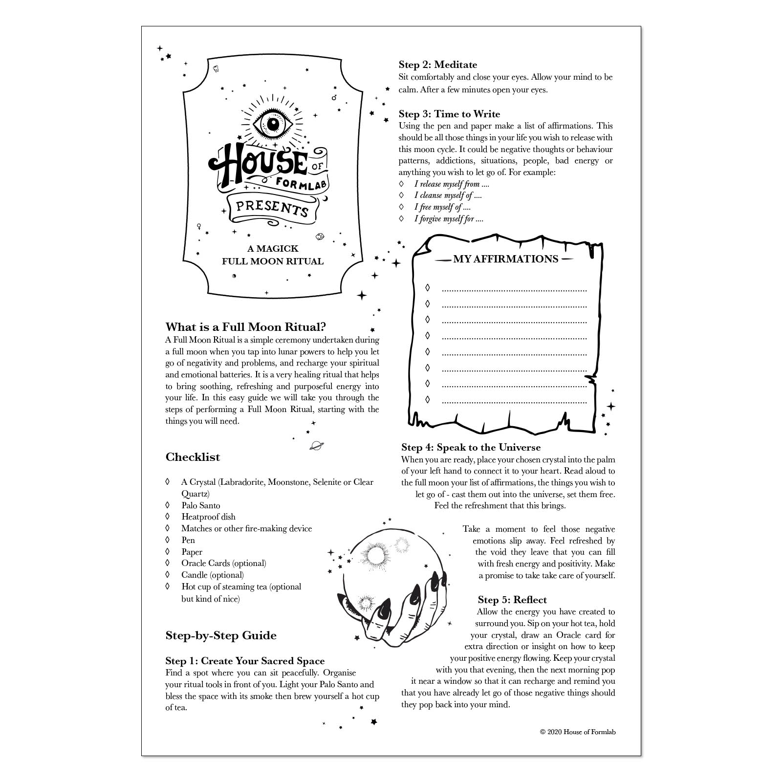 StepbyStep Guide How to Perform a Full Moon Ritual House of Formlab