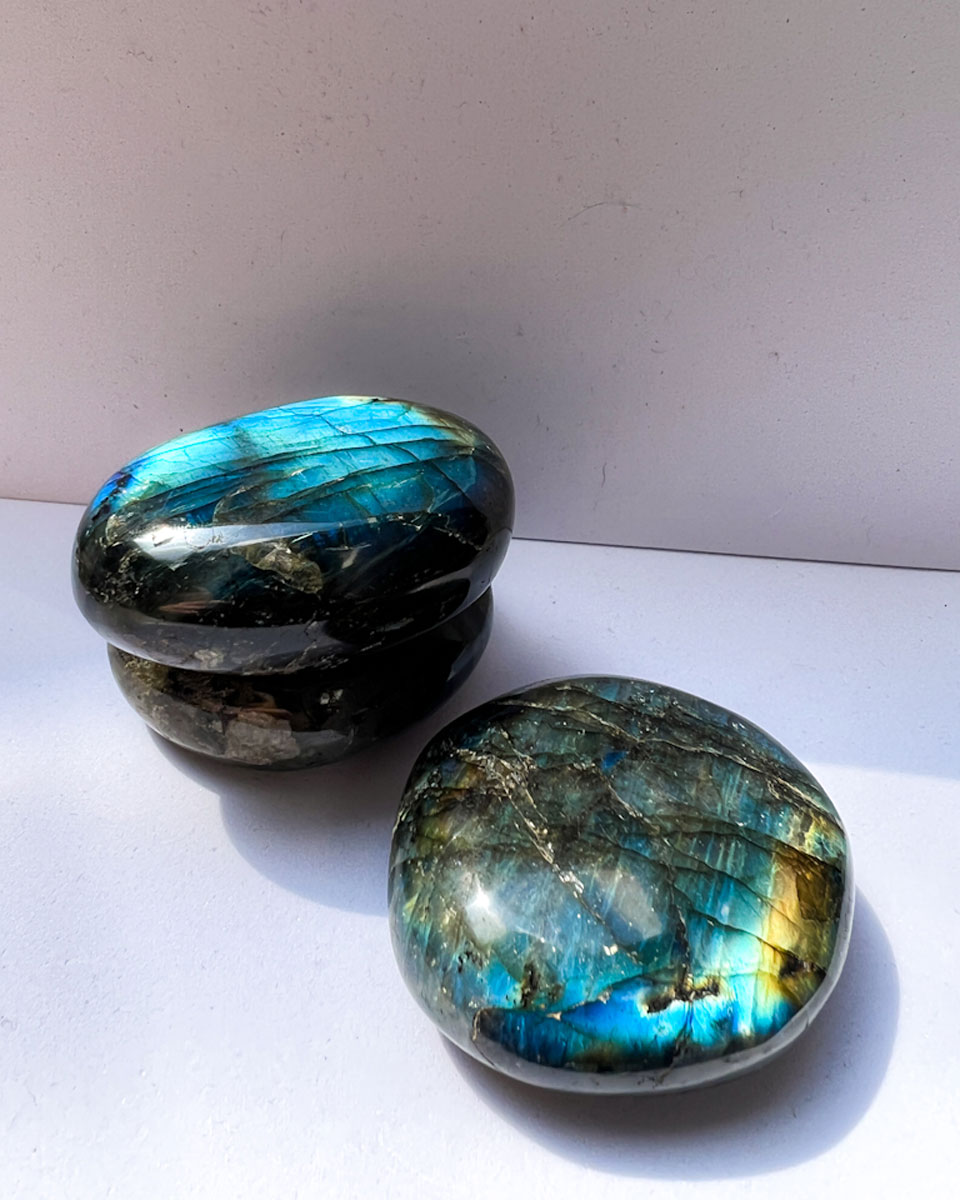 House of Formlab Labradorite Meditation Stones