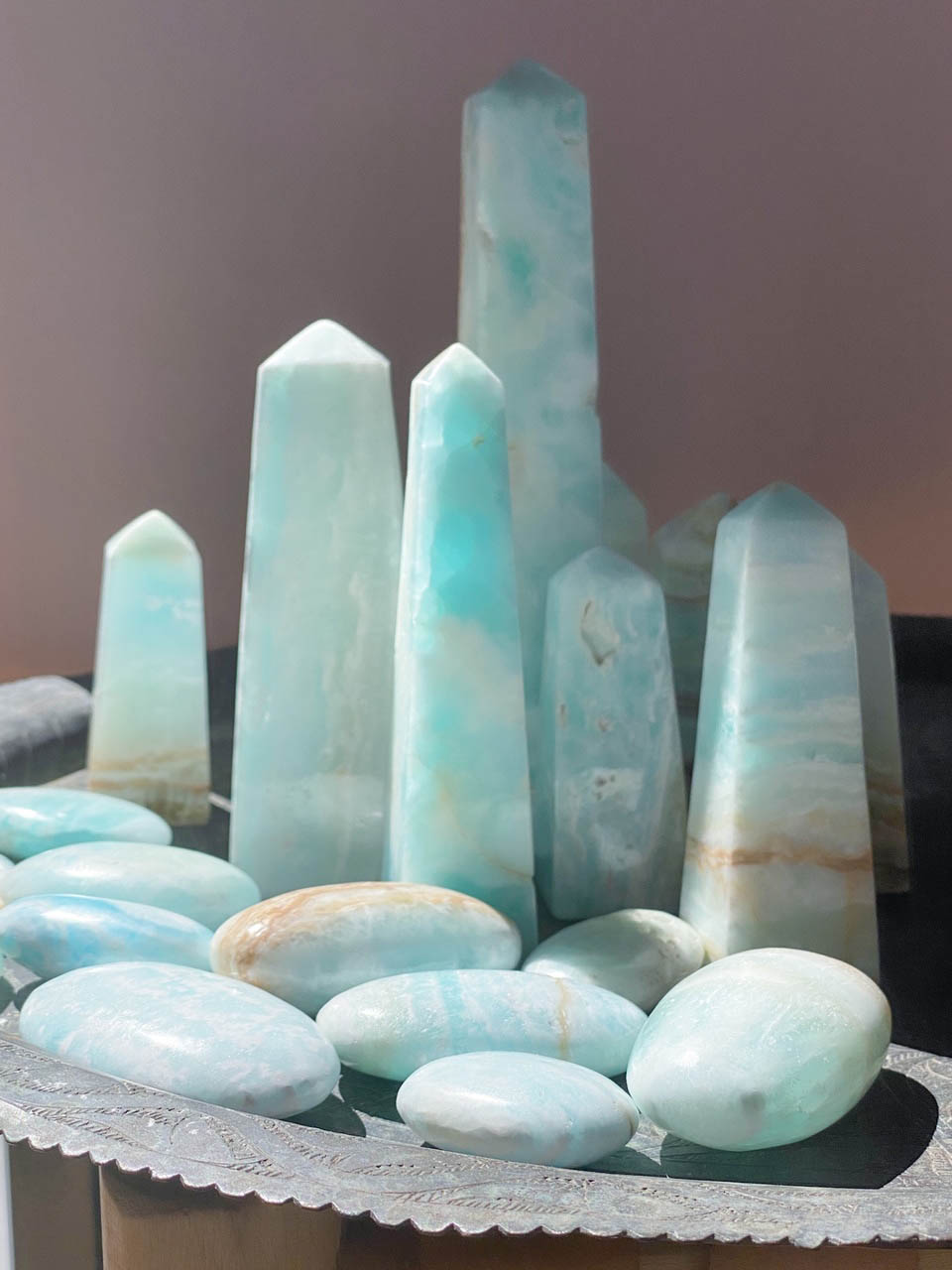 Caribbean Calcite Tower Crystal