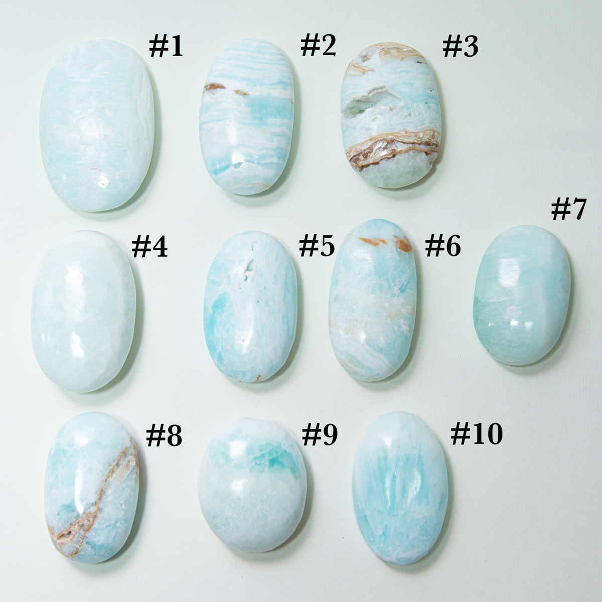 Caribbean Calcite Meditation Stones House Of Formlab