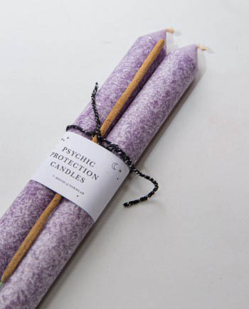 Purple Spell Psychic Protection Candles by House of Formlab