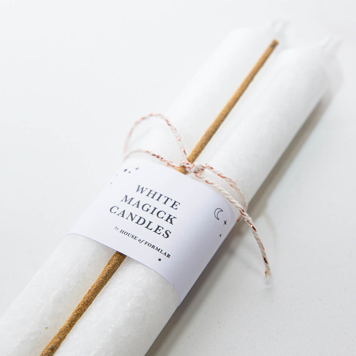 White Magick Candles by House of Formlab