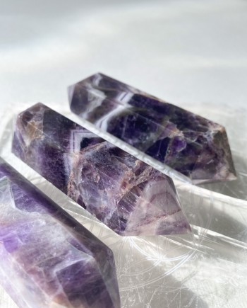 House of Formlab Chevron Dream Amethyst Double Terminated Wands