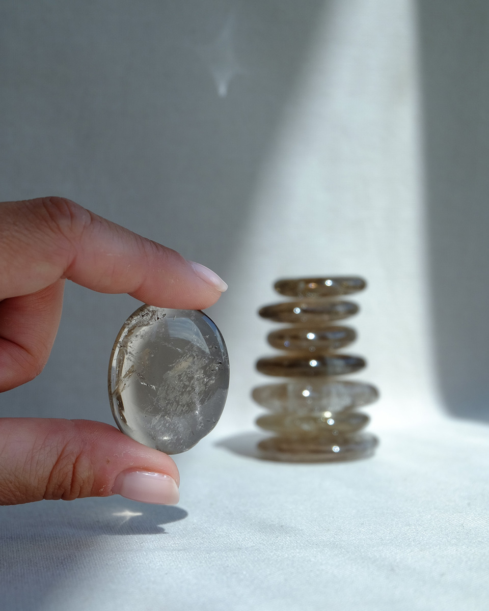 House of Formlab Smoky Quartz Meditation Discs