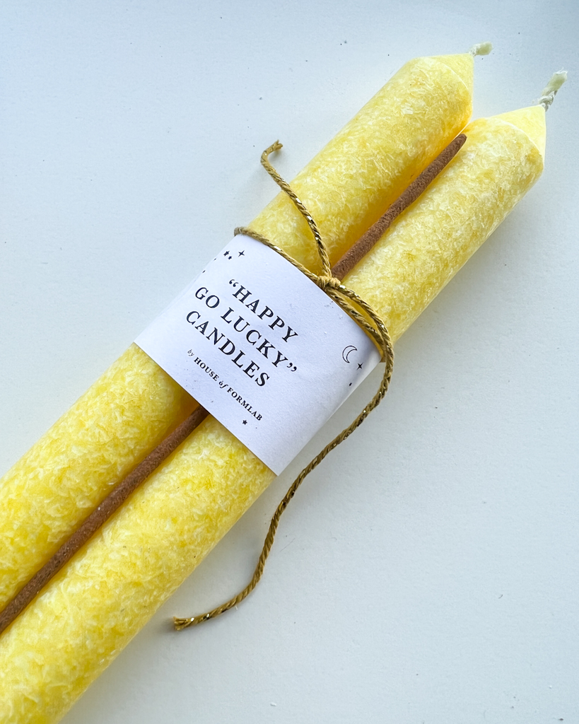 Yellow || Happy-Go-Lucky Spell Candles01