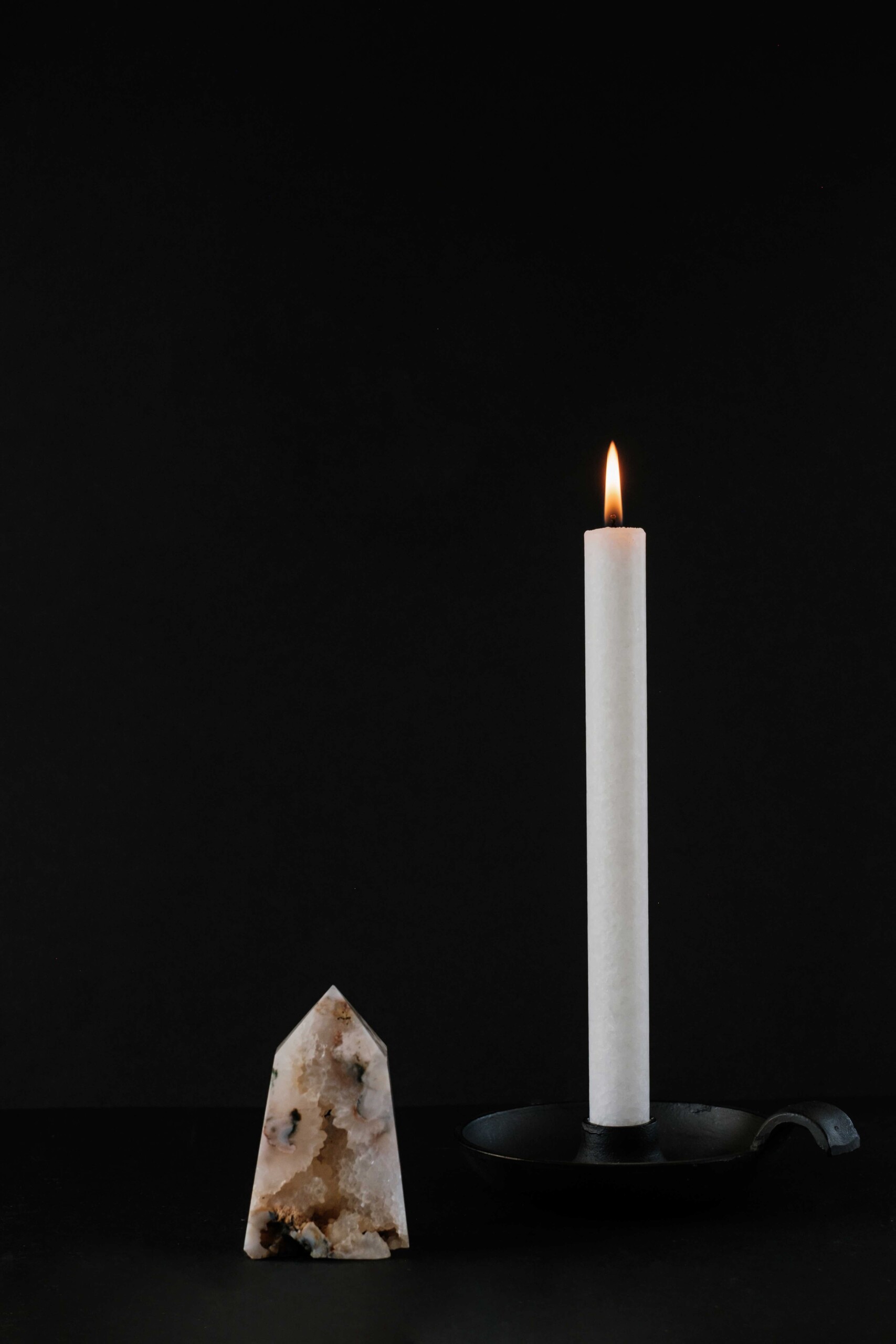 white spell candles