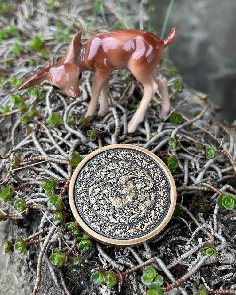 Oak Ash Thorn Divination Coin